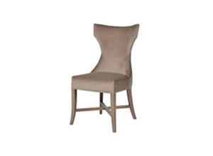 Artisan Home Interiors Biscuit Dining Chair with Silver Studs