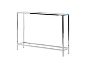 Artisan Home Interiors Glass and Steel Console Table