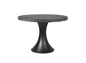 Artisan Home Interiors Leather Effect Glass Top Table