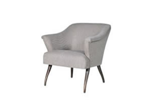 Artisan Home Interiors Beige Pinstripe Easy Chair