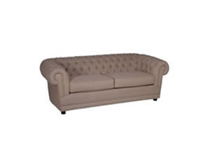 Artisan Home Interiors Chamberlain Linen Chesterfield 3 seater