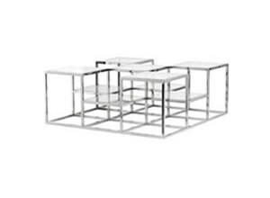 Artisan Home Interiors Metal and Glass Multi Coffee Table