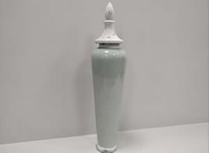 Artisan Home Interiors Large washed jade vase