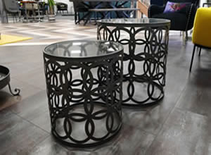 Artisan Home Interiors Iron Circles Table Set