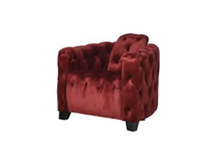 Artisan Home Interiors Cosmo Velvet Buttoned Chair