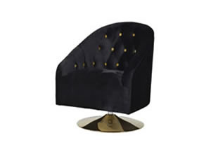 Artisan Home Interiors Swivel Buttoned Tub Chair