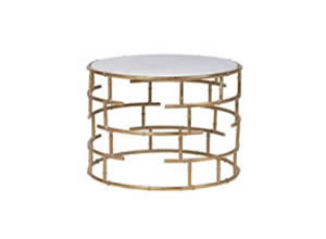 Artisan Home Interiors Round Tubular Coffee Table