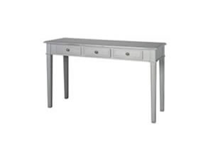 Artisan Home Interiors Grey Fayence 3 Drawer Hall Table