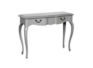 Artisan Home Interiors Grey Fayence 2 Drawer Hall Table