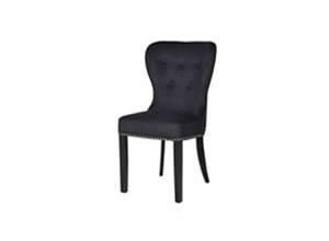 Artisan Home Interiors Black Button Back Dining Chair