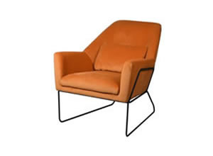 Artisan Home Interiors Viola Pumpkin Occasional Chair