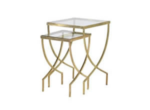 Artisan Home Interiors Nest of 2 Greek Curve Tables