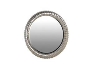 Artisan Home Interiors Silver Ridged Mirror