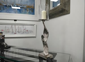 Artisan Home Interiors Leaf effect Candle Holder