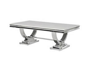 Artisan Home Interiors Steel/Composite Marble Coffee Table