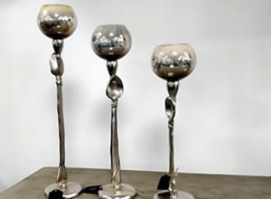 Artisan Home Interiors Metal Tea Light Holders 