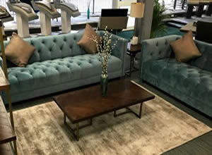 Artisan Home Interiors Velvet sofa