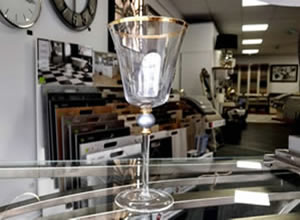 Artisan Home Interiors  Ornate Wine Glass